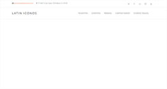Desktop Screenshot of latiniconos.com